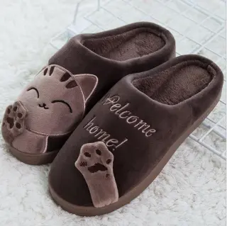 LovelyCotton Slippers - Brown