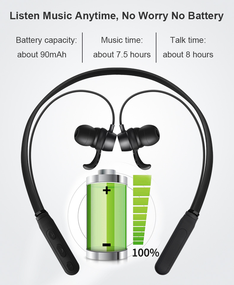 Magnetic Stereo Wireless Bluetooth Headphone - Image 7