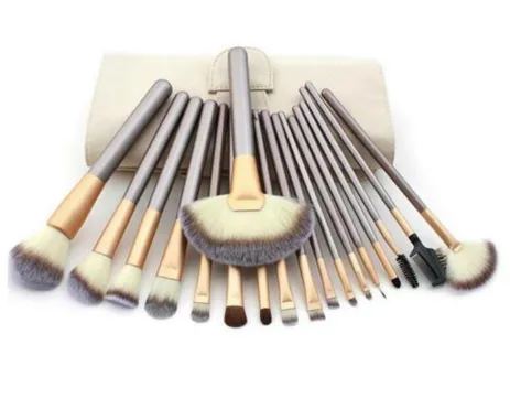 Persian Make up Brush Suit Rice White Make Up Brush, Champagne Color Brush Handle Make up Brush Without - Shop at LoveMi