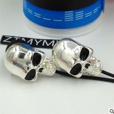 Auriculares intrauriculares metal calavera MYMY colores
