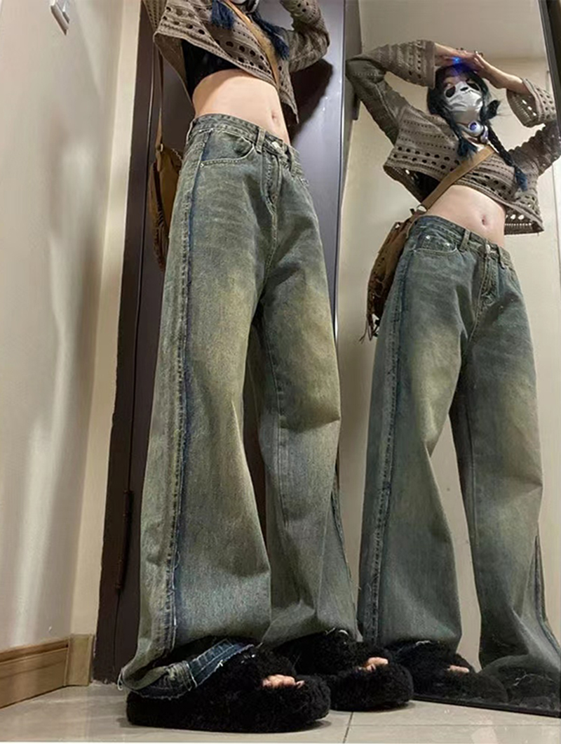 Women's Vintage Loose Straight Leg Jeans