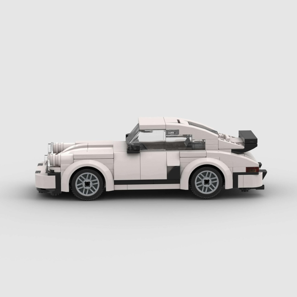 196PCS DIY White Sports Car Building Blocks,Speed Champions Cars Toy Building Sets,City Vehicle Building Bricks For Kids And Adults
