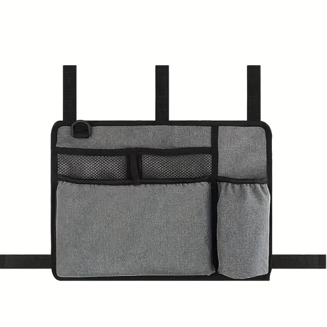 Organizer Pouch Bag With Cup Holder For Rollator Or Folding Walker Gray - Shop at LoveMi