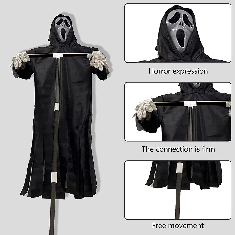 Grimace party supplies halloween decorations funny (black)