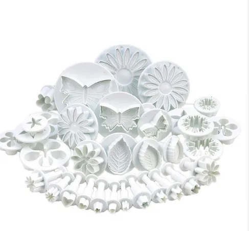 Plastic Flower Fudge Cake Decoration Tool Sugar Art Plunger Knife Baking Biscuit Mold - Shop at LoveMi