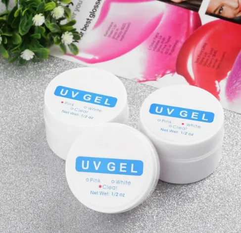 Three Colors Removable Nail Extension Gel UV Gel Nail Art Tips Nail Salon Tools Builder Manicure Base Coat - White