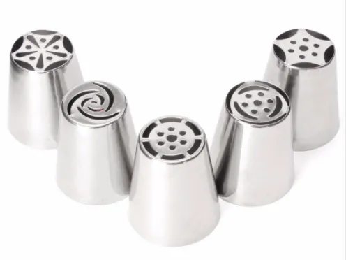 Set Icing Piping Russian Style Tulip Flower Cake Cream Chocolate Nozzles Stainless Steel Decorating Tips Baking Tools 1Pc - Shop at LoveMi