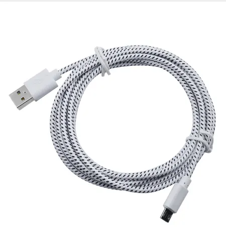 Nylon Braided Micro USB Cable Data Sync USB Charger
