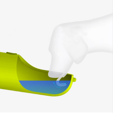 Pet accompanying cup portable dog travel drinking fountain outdoor kettle 400ml