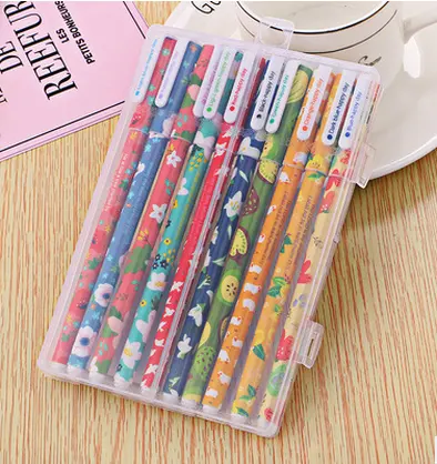 10 Pcs Pack Colored Gel Pen Ink Pen Promotional