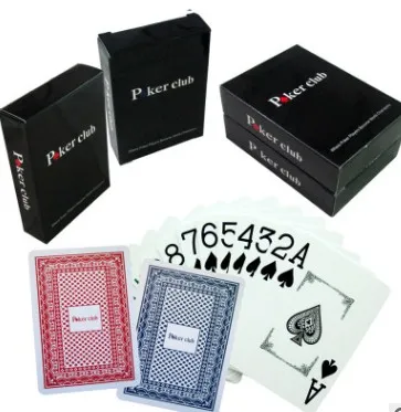 PokerClub Plastic Cards Blue - Shop at LoveMi