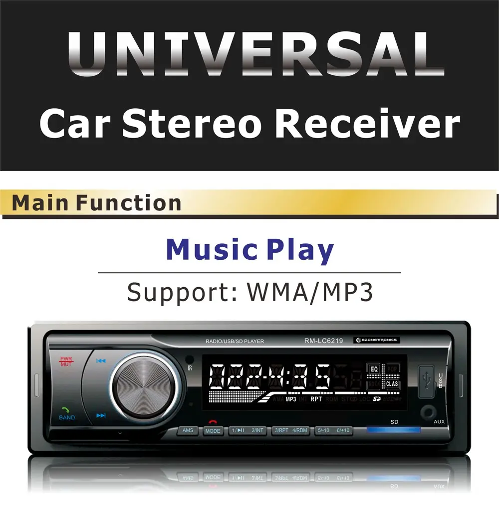 EZONETRONICS Car Bluetooth FM MP3 Stereo Radio Receiver Aux