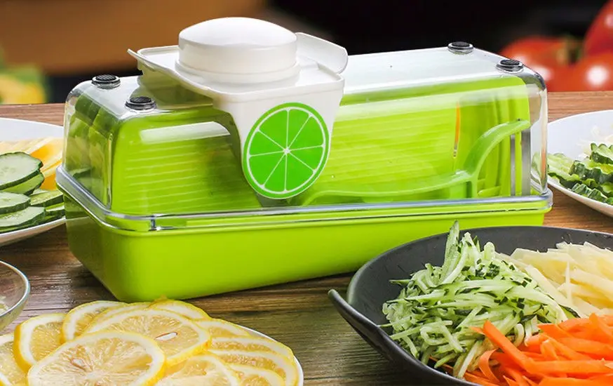 Mulit-fuction Kitchen Tools Vegetable Carrot Cucumber Slicer Grater Wave