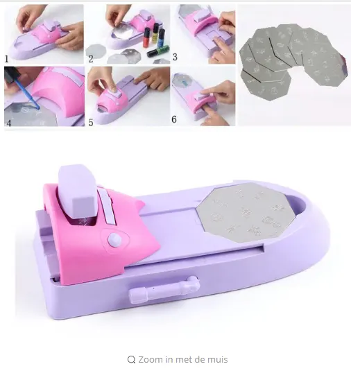 Diy Draagbare Nail Printer Art Stempelen Tool Nagellak Decoratie