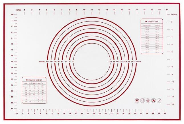 40x60cm Large Size Of Silicone Baking Mat Red - Shop at LoveMi