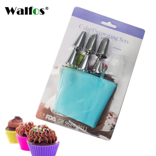 Stainless Steel Nozzle Sets Pastry Bags Blue - Shop at LoveMi