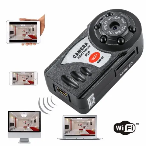 Mini WiFi Camera Wireless Securiy Video with Infrared Night