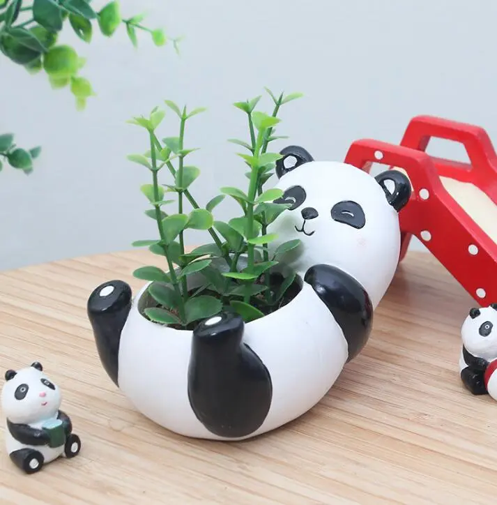 Animal Planter Pot - Panda