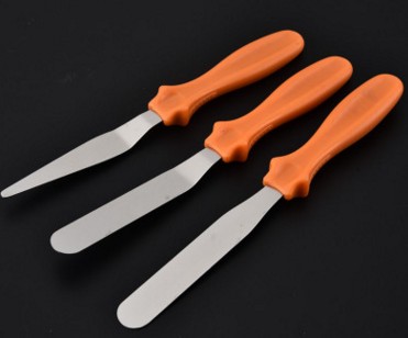 DIY Cake Cream Spread Decorating Scraper Orange - Shop at LoveMi