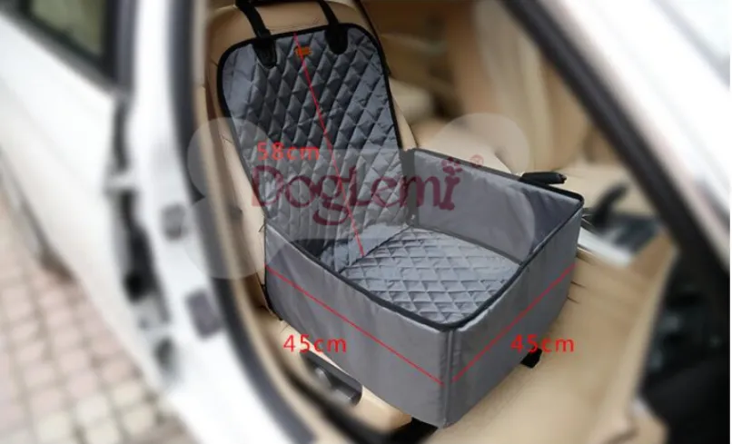 Pet Seat Thickening Pad Waterproof for Car - Gray