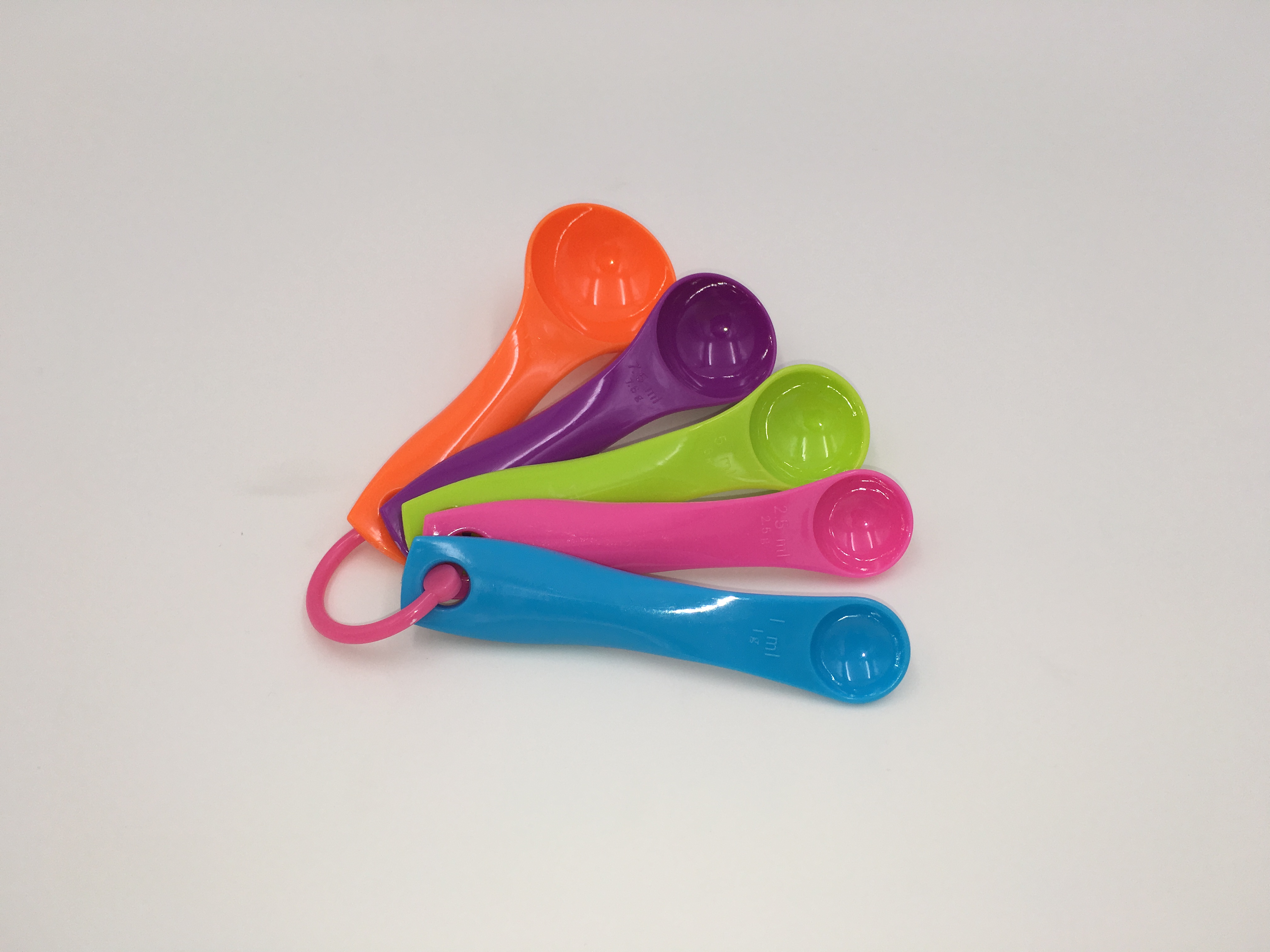 5 pieces Measuring Colorful Spoons