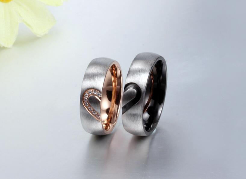 Two Hearts One Love Ring Set
