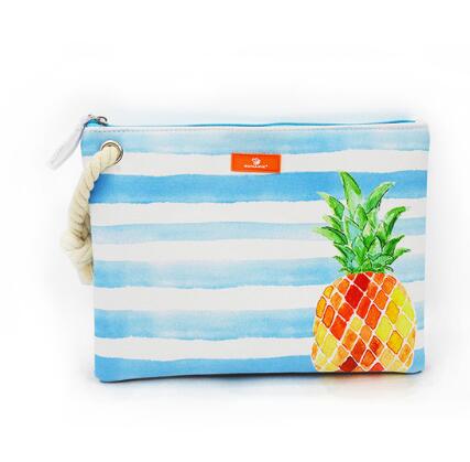 Women's Wet Bikini Clutch Bag Brand Designer Fashion Stripe Lady's Handbag Flamingo Hemp Rope Beach Bags Bolsa Feminina Pineapple - Shop at LoveMi