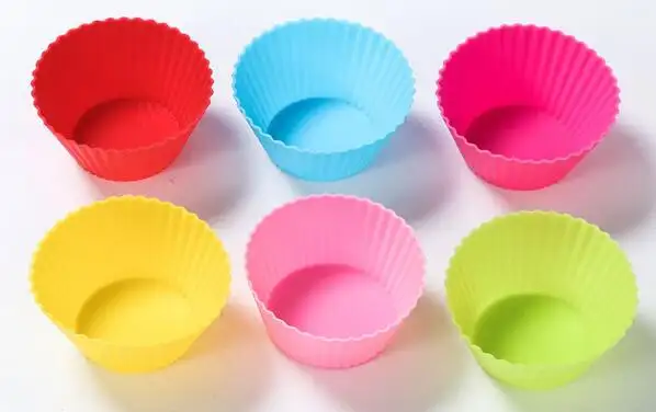 Nonstick Reusable Silicone Cupcake Liners Baking Cups