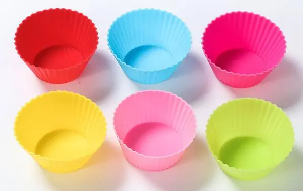 Nonstick Reusable Silicone Cupcake Liners Baking Cups - Shop at LoveMi