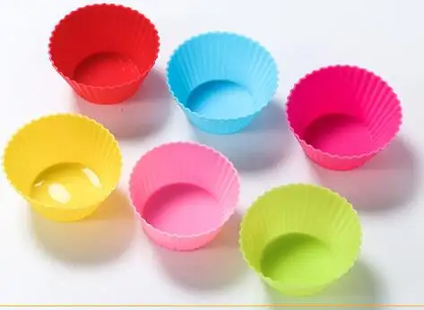 Nonstick Reusable Silicone Cupcake Liners Baking Cups