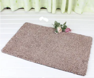 Indoor Super Absorbs Doormat Latex Backing Non Slip Door Mat For Small Front Door Inside Floor Dirt Trapper Cotton Entrance Rug Brown - Shop at LoveMi
