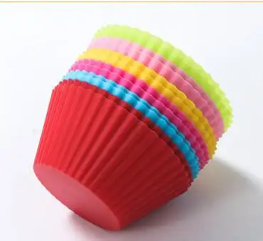 Nonstick Reusable Silicone Cupcake Liners Baking Cups