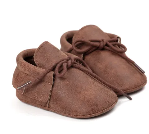 Small Seven Baby Shoes Leather Soft Socks Spring New