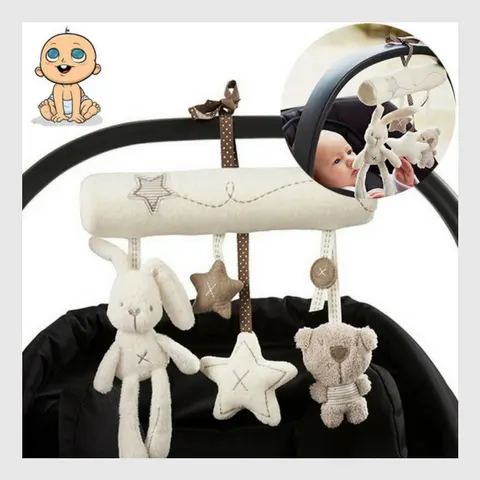 Infant Toddler Rattles Toys for Baby Stroller Crib Soft