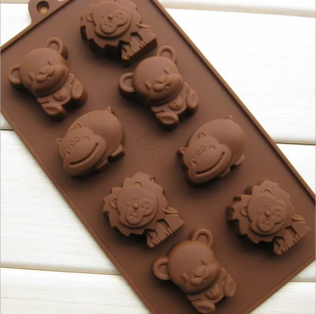Silicone Cake Mold Hippo Lion Bear Shape Cookie Moulds Fondant, Jelly, Chocolate, Soap ,Cake Decorating DIY Kitchenware - Shop at LoveMi