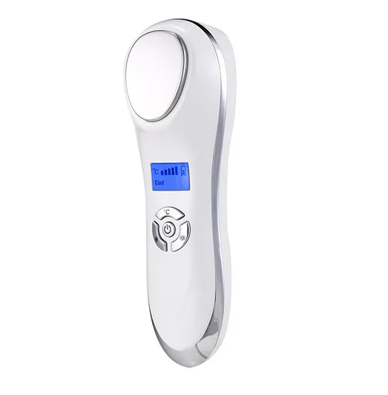 Ultrasonic Vibration Beauty Instrument Face Lift Skin Tightening Facial Deep Cleansing Skin Care Cosmetic Device Machine Pink - Shop at LoveMi