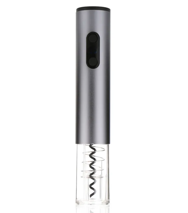 Automatic Electric Bottle Red Wine Opener Silver Grey - Shop at LoveMi