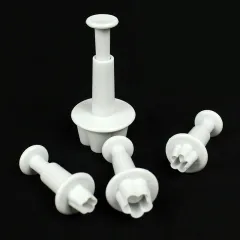 Plum Flower Plunger Cutter Sugarcraft Fondant Cake Decorating DIY Tool - View 1
