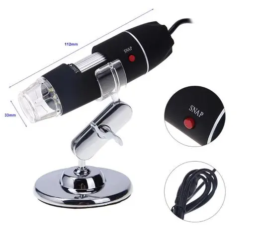 Portable Usb Digital Electronic Microscope 8 Led