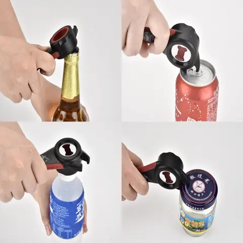 5 in 1 Creative Multifunction Stainless Steel Can Opener