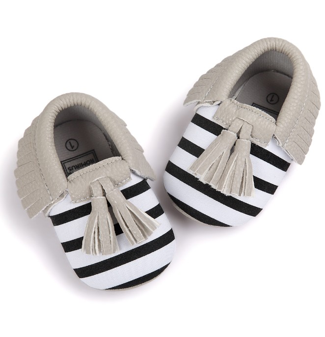 Pu gray white stripes