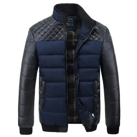 Winter Fashion Men's Jackets and Coats Outerwear 4XL PU