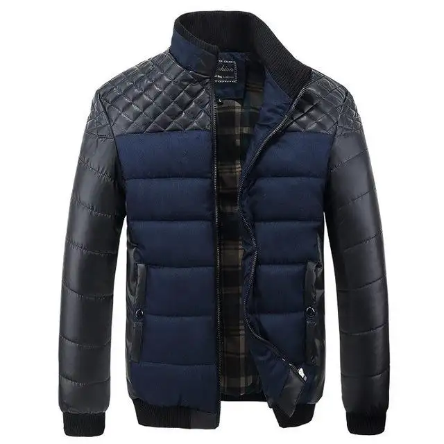 Winter Fashion Men's Jackets and Coats Outerwear 4XL PU