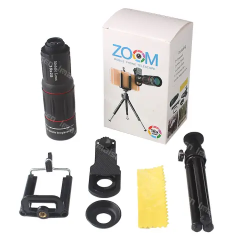 Compatible 18X Telescope Zoom Mobile Lens ForSamsung Smartphones Universal