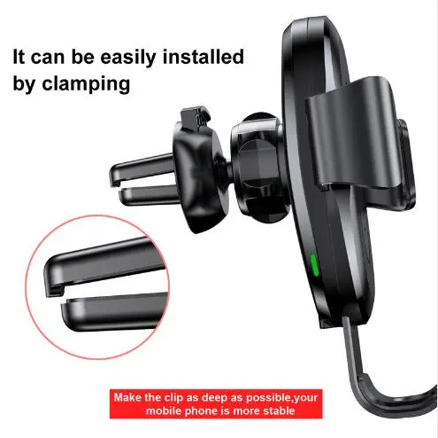 Gravity Bracket Wireless Charging Car Two-in-one Wireless Charging Bracket Charger – image 3