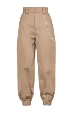 Fashionable pants Khaki - Shop at LoveMi