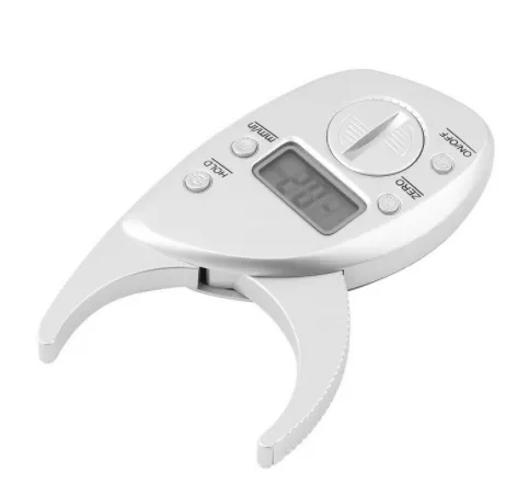 Digital Body Fat Caliper Skinfold Caliper LCD Display Analyzer Tape Measure Pack Slimming Scales Loss Weight Anti-slip Handle – image 4