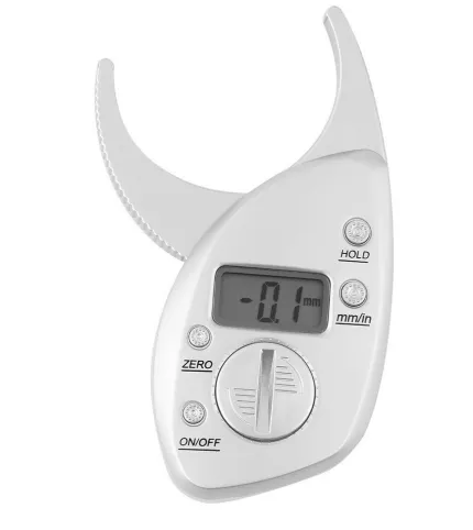 Digital Body Fat Caliper Skinfold Caliper LCD Display Analyzer Tape Measure Pack Slimming Scales Loss Weight Anti-slip Handle – image 3
