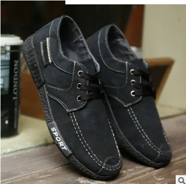 Old Beijing Cloth Shoes Leisure Men's Canvas Soft Sole