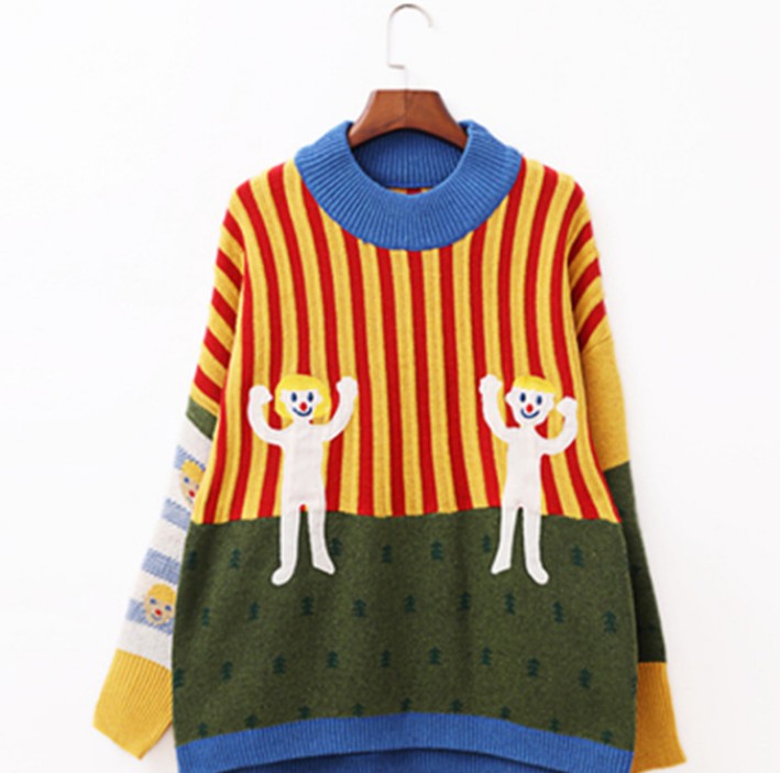 Comic and anime women's dress coat Long Sleeved sweater